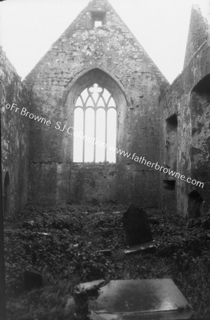 MOYNE ABBEY CHANCEL & WINDOWS